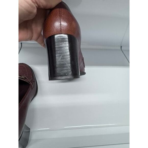 "Franco Sarto" VINTAGE, Chunky Heel ,Penny Loafers, SZ 9, Y2K , Quiet Luxury - Picture 13 of 13